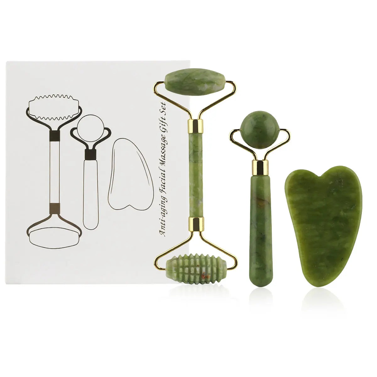 Gua Sha-Faceroller Set
