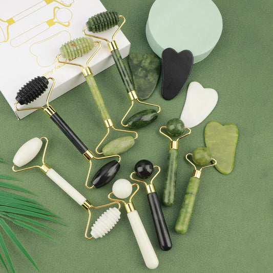 Gua Sha-Faceroller Set